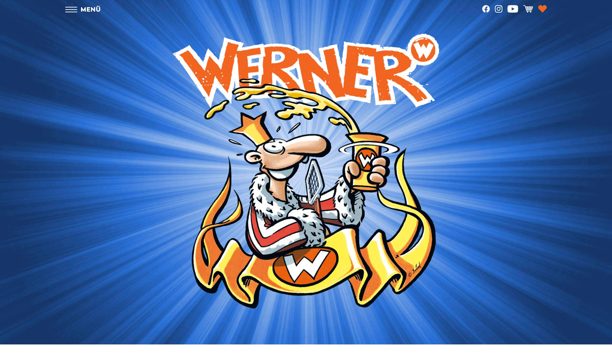 WERNER Website Screenshot